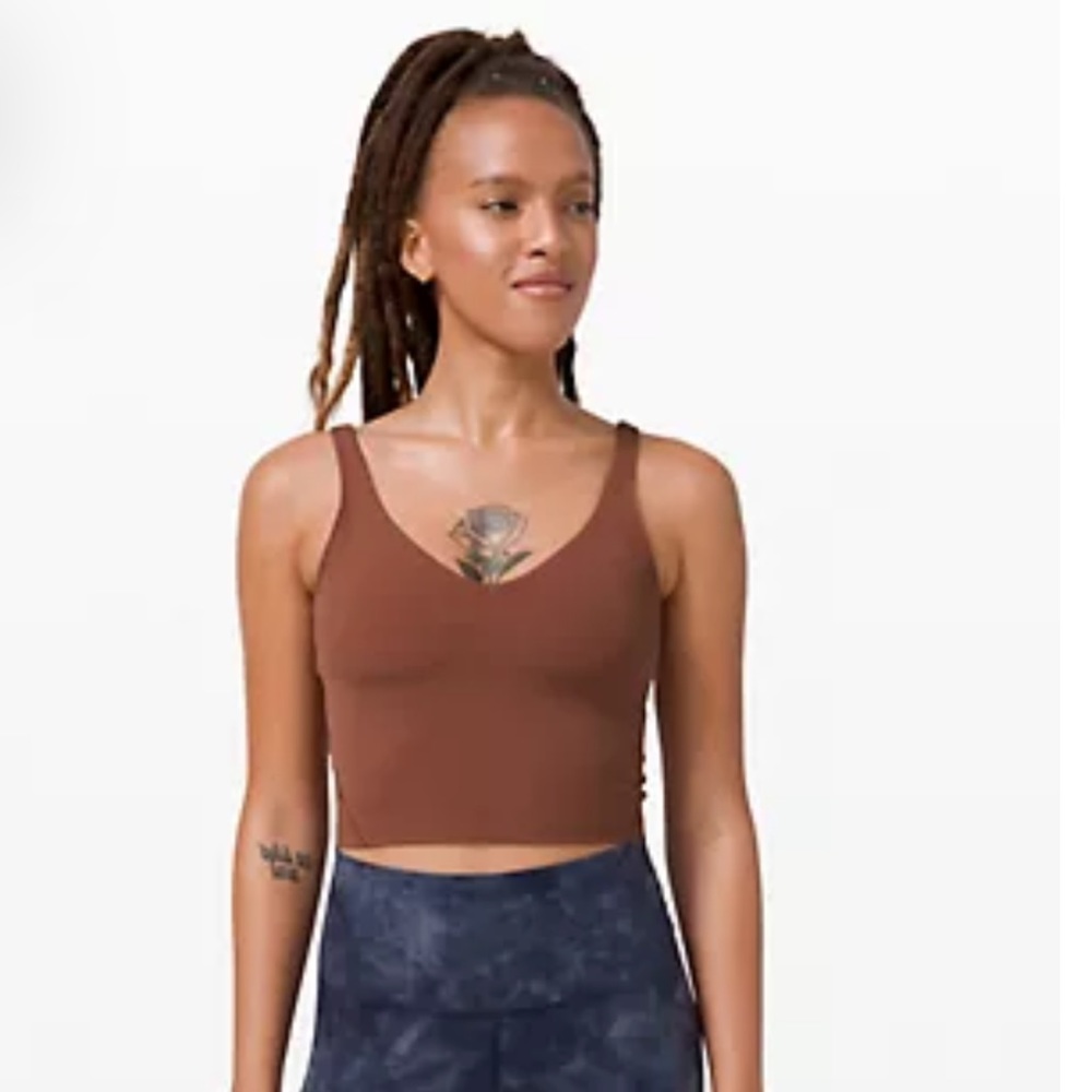 lululemon Align Tank Top Ancient Copper Sz 6